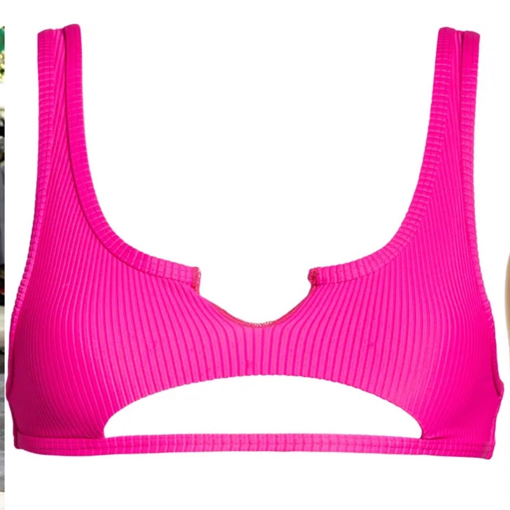 ISO/Trade: Frankies bikinis Cole Top Fuchsia